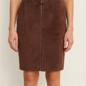 Isaac Mizrahi Chocolate Brown Pencil Skirt
